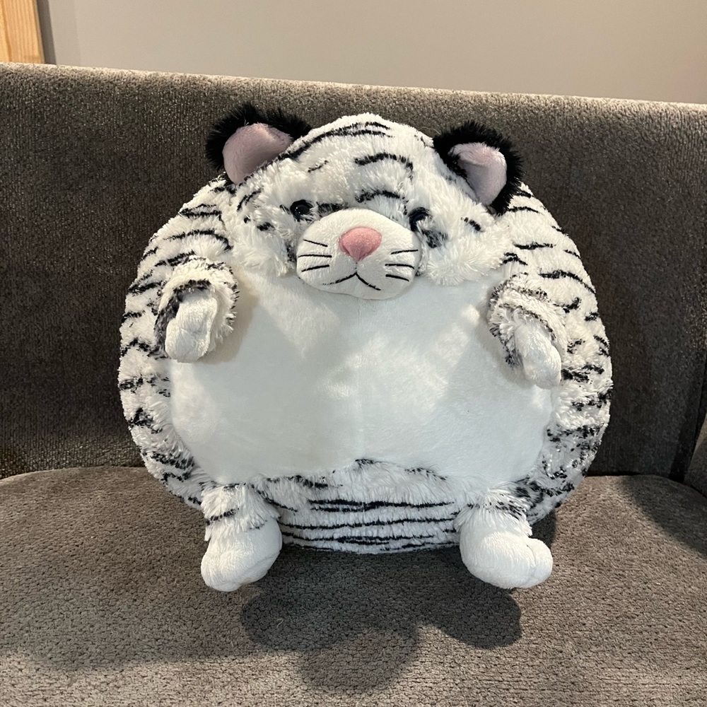 Squishable large rare white tiger plush